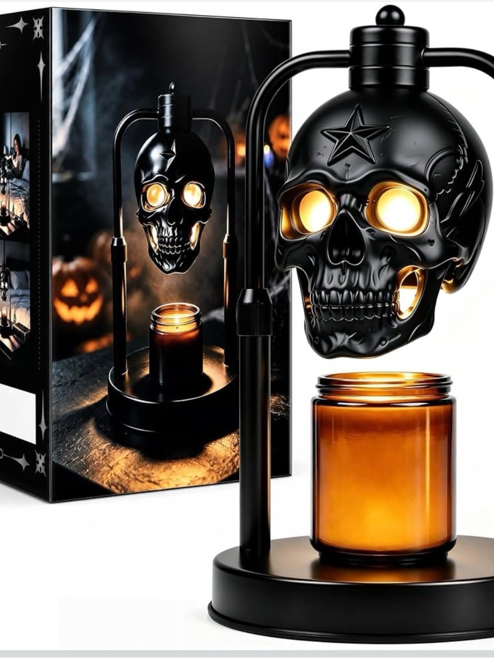 Black Skull Candle Warmer - Brand new!